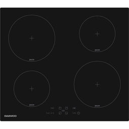 DAEWOO BH6ITF37BNM - Inductiekookplaat - 4 branders - 60 cm - Zwart