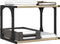 vidaXL - Printerkastje - 2-laags - 41x28x33,5 - cm - hout - sonoma - eiken