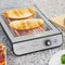 Cecotec Turbo EasyToast Inox - Broodrooster 900 W - 3 halogeen verwarmingselementen - Roestvrij staal