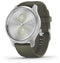 Garmin vívomove Style - Smartwatch - 24/7 gezondheidsmonitoring - Zilver/Groen