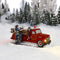 Luville - Village fire truck battery operated - Kersthuisjes & Kerstdorpen