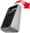Unold 86106 - Ventilatorkachel - 4-standenschakelaar 1000/2000W - Zilver/Zwart