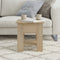 vidaXL - Salontafel - 40x40x42 - cm - bewerkt - hout - sonoma - eikenkleurig