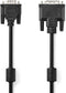 Nedis DVI-Kabel - DVI-A 12+5-Pin Male - VGA Male - 1024x768 - Vernikkeld - 2.00 m - Recht - PVC - Zwart - Envelop