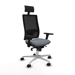 Bureaustoel met hoofdsteun Piqueras y Crespo 3D086N1 Grijs