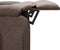 vidaXL Fauteuil verstelbaar stof taupe
