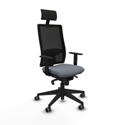 Bureaustoel met hoofdsteun Piqueras y Crespo 1D066G1 Grijs