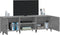 vidaXL - Tv-meubel - 150x30x50 - cm - bewerkt - hout - grijs - sonoma - eikenkleurig