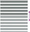 vidaXL - Zebra - rolgordijn - 135x100 - cm - stofbreedte - 130,9 - cm - donkergrijs