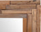 vidaXL - Decoratieve - spiegel - rechthoekig - 120x60 - cm - teakhout