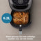 Philips 3000 Series - Airfryer NA331/00 - RapidAir Plus 6.2L - Zwart
