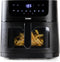 DOMO DO543FR - Airfryer XXL - 8L - 1800W - Kijkvenster - PFAS-vrij - Zwart