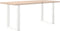 vidaXL - Eettafelpoten - 2 - st - U-vormig - 60x(72-73) - cm - staal - wit