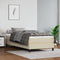 vidaXL - Bedframe - kunstleer - crèmekleurig - 80x200 - cm