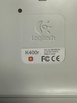 Logitech K400r - Draadloos Toetsenbord - Multi-touch touchpad - Zwart