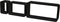 Duraline Kubusset Ronde Hoeken- Zwart gelakt - MDF - 18mm 60x30x15cm - Set van 3