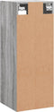 vidaXL - Hangkast - 34,5x34x90 - cm - grijs - sonoma - eikenkleurig