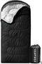 Vertrex Tri-Season Adventure Mummy Slaapzak - Dekenmodel - Waterafstotend en ademend - Zwart