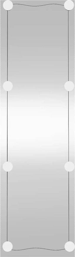 vidaXL - Wandspiegel - met - LED's - rechthoekig - 30x100 - cm - glas