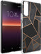 iMoshion Hoesje Geschikt voor Sony Xperia 10 II Hoesje Siliconen - iMoshion Design hoesje - Zwart / Meerkleurig / Goud / Black Graphic