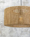 GOOD&MOJO Hanglamp Iguazu - Jute - Recht - Ø60cm - Scandinavisch,Bohemian - Hanglampen Eetkamer, Slaapkamer, Woonkamer