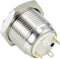 TRU COMPONENTS TC-10090912 GQ16F-10E/J/R/24V/S Vandalismebestendige druktoets 48 V/DC 2 A 1x uit/(aan) Moment Rood IP65