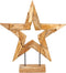 Sens-Line - Decoratie Ster met Standaard - Teakhout - 82x12x88cm