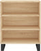 vidaXL - Dressoir - 57x35x70 - cm - bewerkt - hout - sonoma - eikenkleurig
