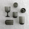 Glas Bidasoa Fosil Grijs Glas 280 ml (6 Stuks)