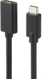 Renkforce RF-4755222 - USB 3.2 Gen2 USB-C verlengkabel 2.00 m - 10 Gbps - Zwart