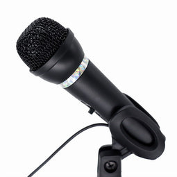 Gembird MIC-D-04 - Tafelmicrofoon - Omni-directionele condensator - Zwart