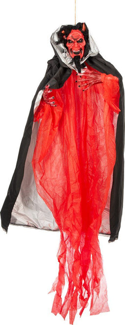 ATOSA - Bewegende en lichtgevende decoratie demon 190 cm