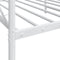 vidaXL - Slaapbank - zonder - matras - 107x203 - cm - staal - wit