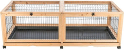Trixie Indoor Verblijf - Cavia's en Konijnen - 150X50X60 cm - Zwart Zand