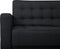 ABERDEEN - Hoekslaapbank - Grafietgrijs - Linkerzijde - Polyester