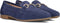AYANA 4788 - Loafers - Suéde met goudkleurig detail - Blauw - Maat 39,5