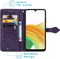 iMoshion Hoesje Geschikt voor Samsung Galaxy A13 (4G) Hoesje Met Pasjeshouder - iMoshion Mandala Bookcase - Paars