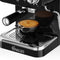 Swan Retro Espresso Koffiemachine - Pistonmachine - Koffiezetapparaat Bonen - Barista Koffie - Zwart