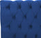 AVALLON - Tweepersoonsbed - Marineblauw - 160 x 200 cm - Fluweel