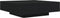 vidaXL - Salontafel - met - LED-verlichting - Zwart - Eiken - 100x100x31 - cm