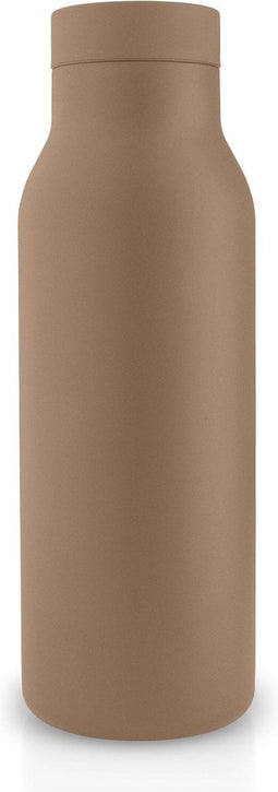 Eva Solo - To Go Drinkbeker Urban Thermos - 500 ml - Dubbelwandig RVS - Bruin - Zilver