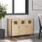 vidaXL - Dressoir - 100x35x70 - cm - bewerkt - hout - sonoma - eikenkleurig