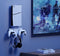 Muurbeugel Playstation 5 - Houder game console controllers headset - Wit