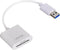 Unitek Y-9321 - Geheugenkaartlezer - USB 3.2 Gen 1 - Wit