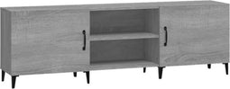 vidaXL - Tv-meubel - 150x30x50 - cm - bewerkt - hout - grijs - sonoma - eikenkleurig