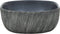 vidaXL - Opzetwasbak - ovaal - 47x33x13 - cm - keramiek - zwart - en - grijs