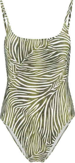 SHIWI Lou - Dames Badpak - Scoop hals - Groen - maat 40