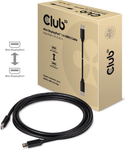 Club3D CAC-1164 - Mini DisplayPort Aansluitkabel 1.4 HBR3 2.00 m - Ultra HD Zwart
