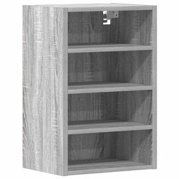 vidaXL - Hangkast - 40x29,5x60 - cm - bewerkt - hout - grijs - sonoma - eikenkleurig