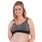 MAGIC Bodyfashion Mama Nursing Bra Lace - Beugelloze beha - Uitneembare pads - Zwart/Grijs
